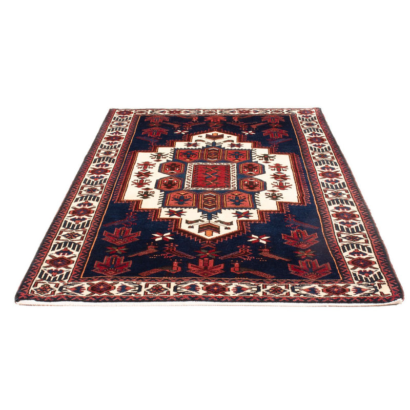 Persisk tæppe - Nomadisk - 202 x 125 cm - mørkeblå