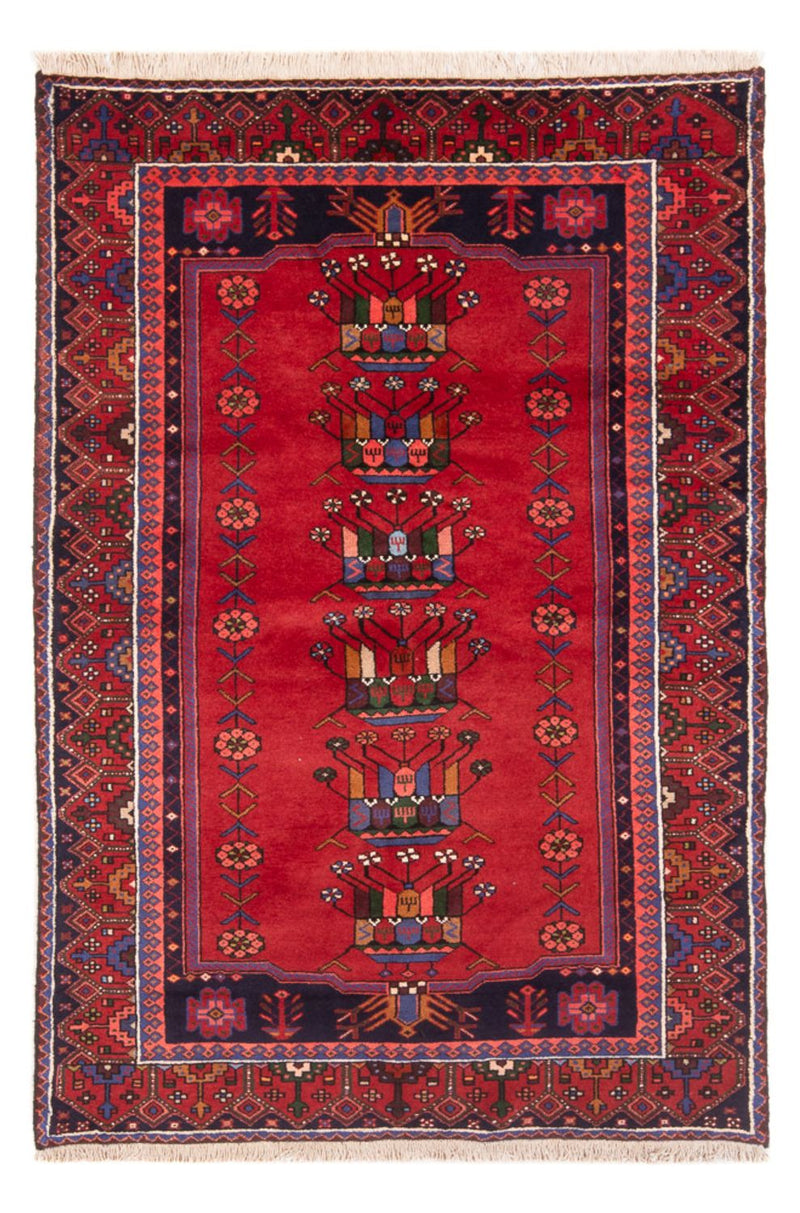 Persisk tæppe - Nomadisk - 197 x 125 cm - rød