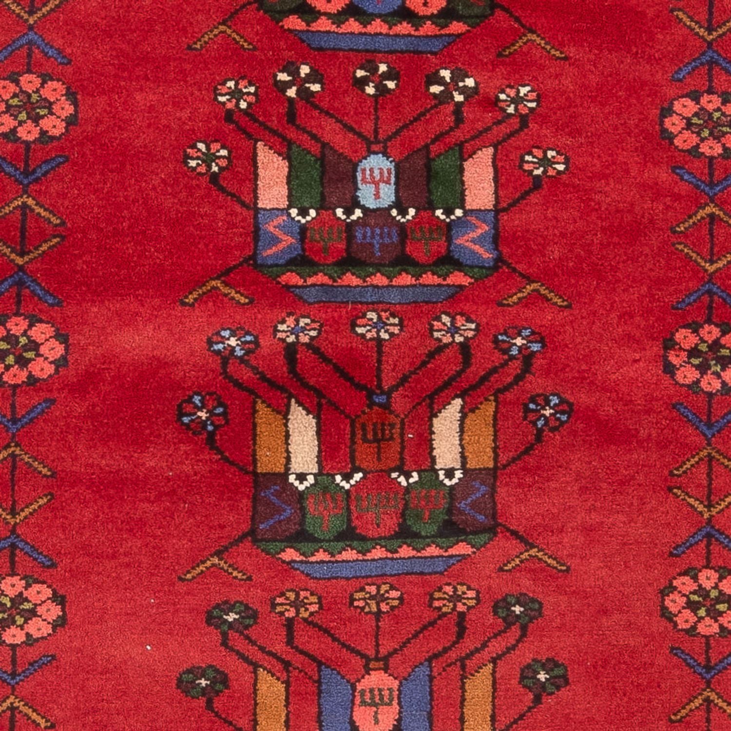 Persisk tæppe - Nomadisk - 197 x 125 cm - rød