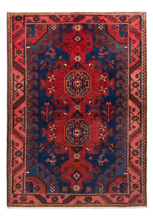 Persisk tæppe - Nomadisk - 196 x 136 cm - blå