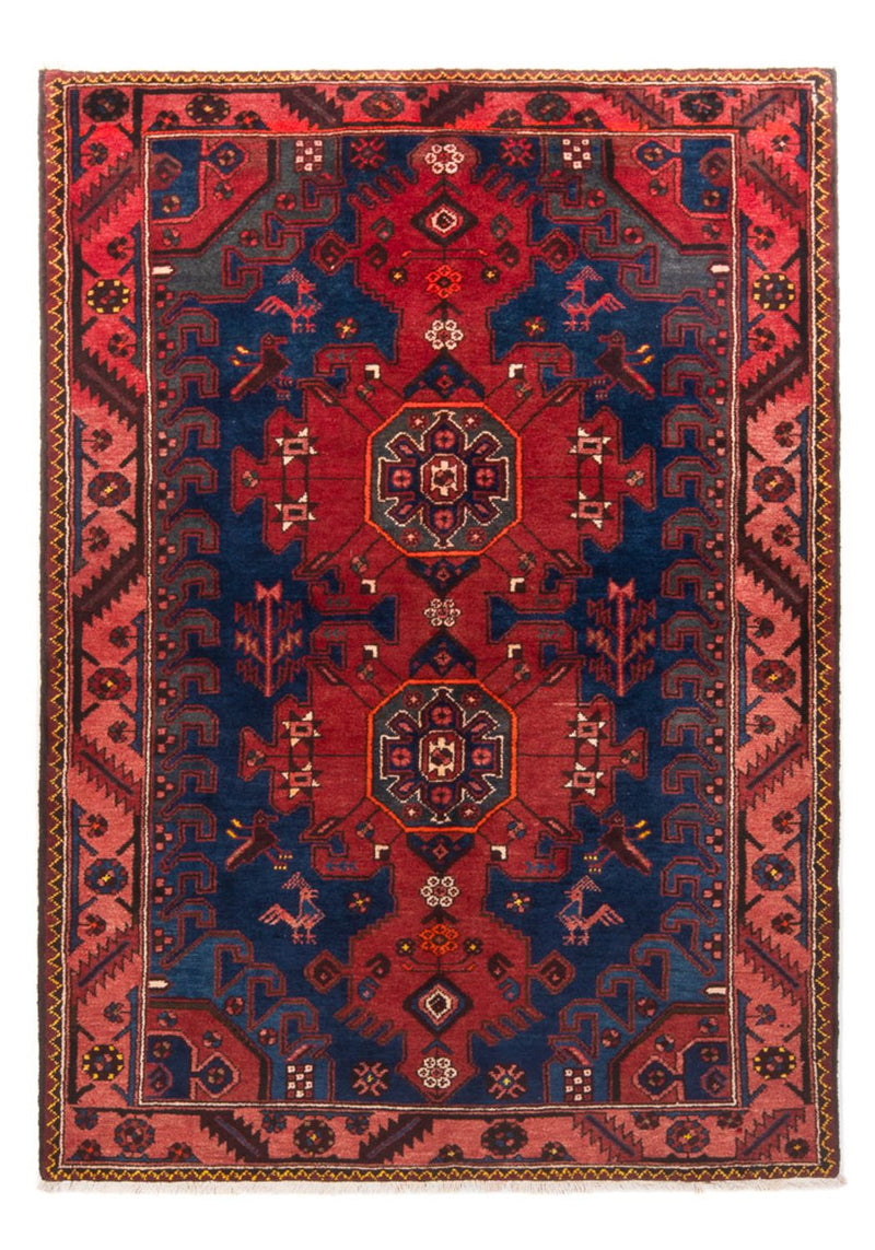 Persisk tæppe - Nomadisk - 196 x 136 cm - blå