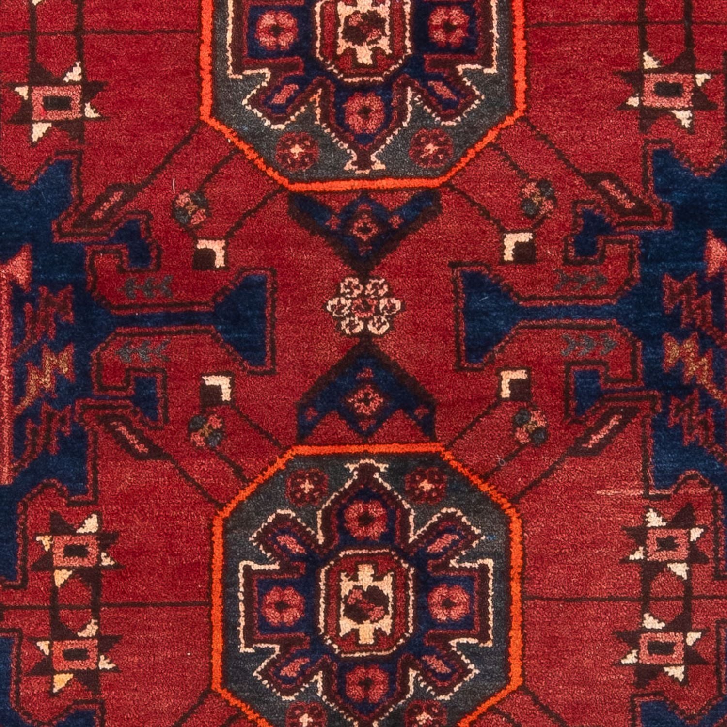 Persisk tæppe - Nomadisk - 196 x 136 cm - blå