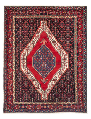 Persisk tæppe - Classic - 193 x 143 cm - mørkeblå
