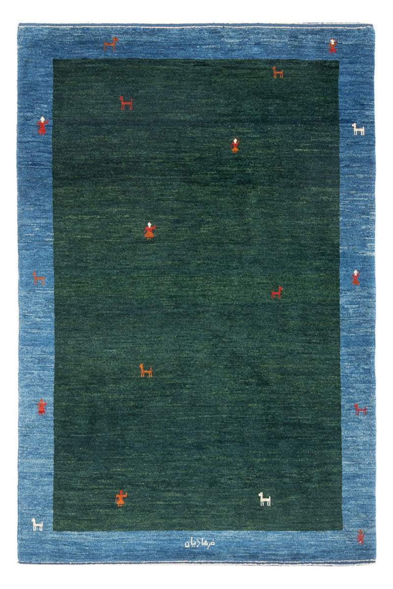 Gabbeh-tæppe - Persisk - 192 x 124 cm - flerfarvet