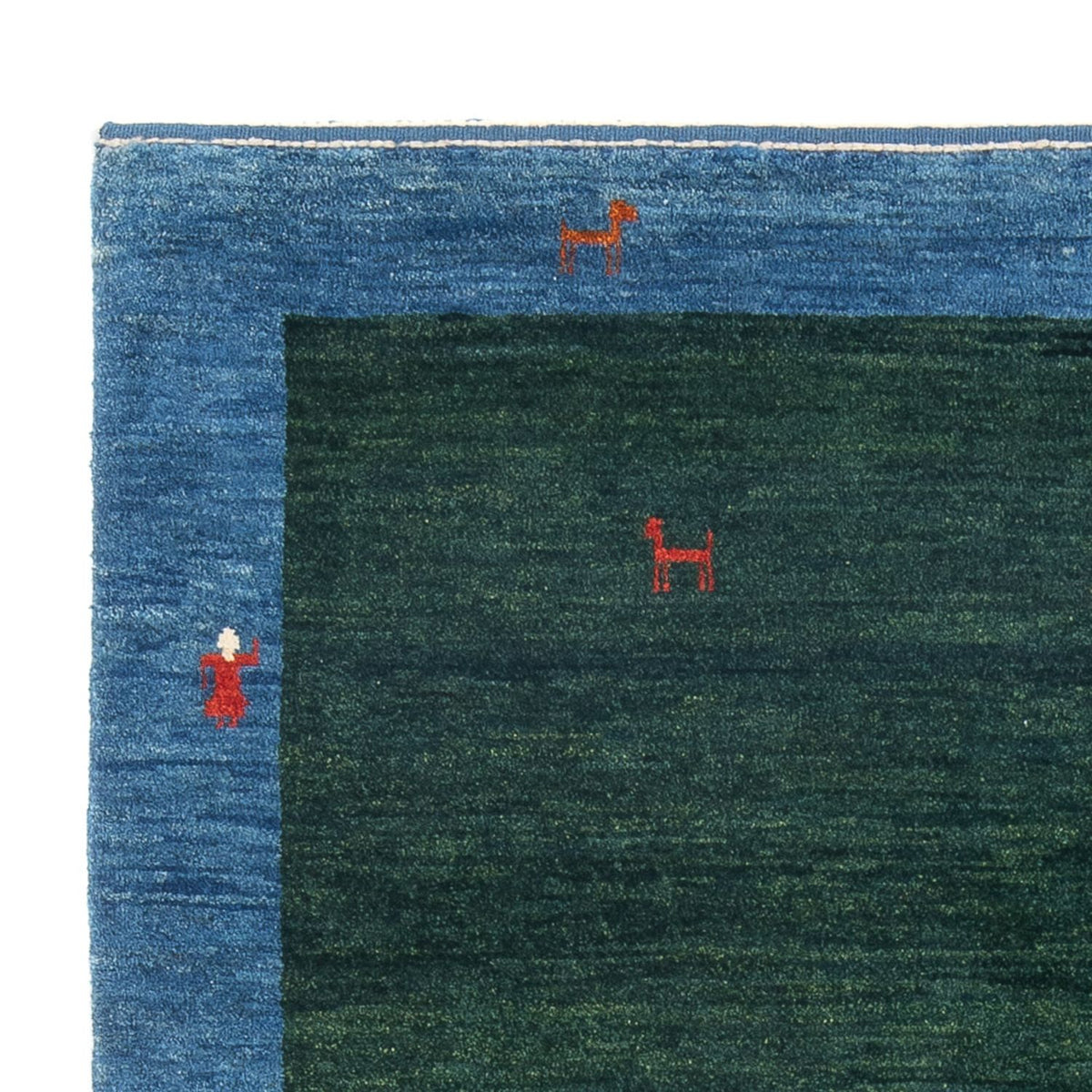 Gabbeh-tæppe - Persisk - 192 x 124 cm - flerfarvet