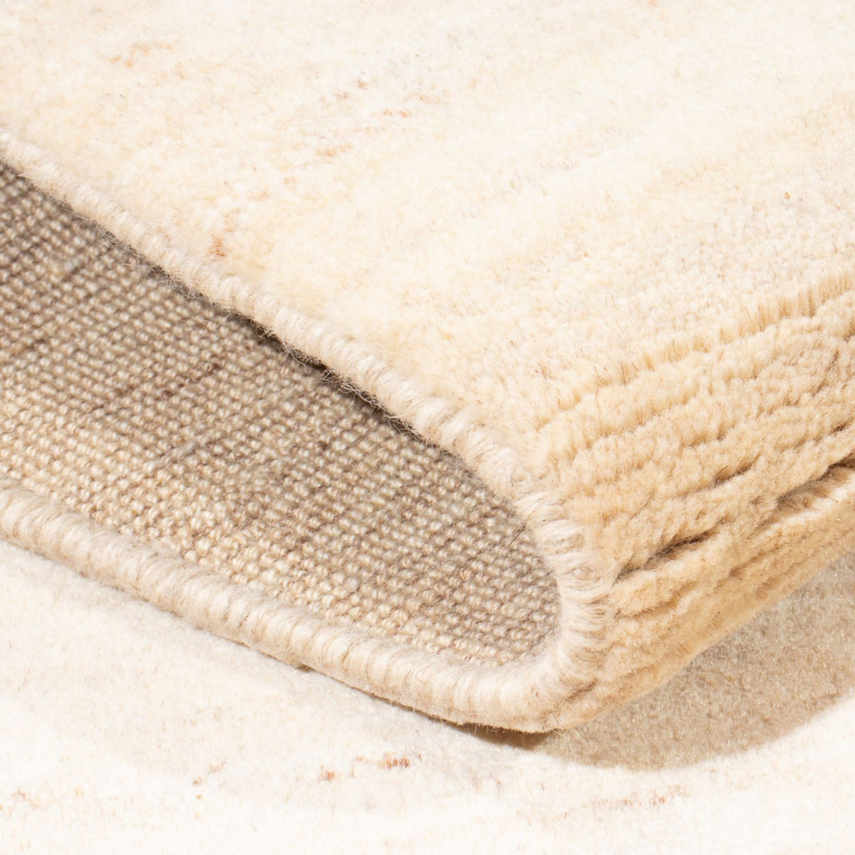 Gabbeh-tæppe - Persisk - 167 x 125 cm - hvid