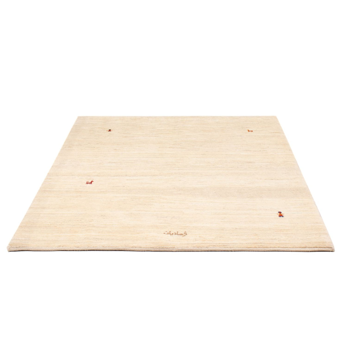 Gabbeh-tæppe - Persisk - 167 x 125 cm - hvid