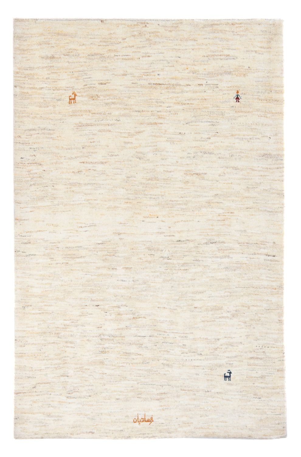 Gabbeh-tæppe - Persisk - 170 x 120 cm - sølv