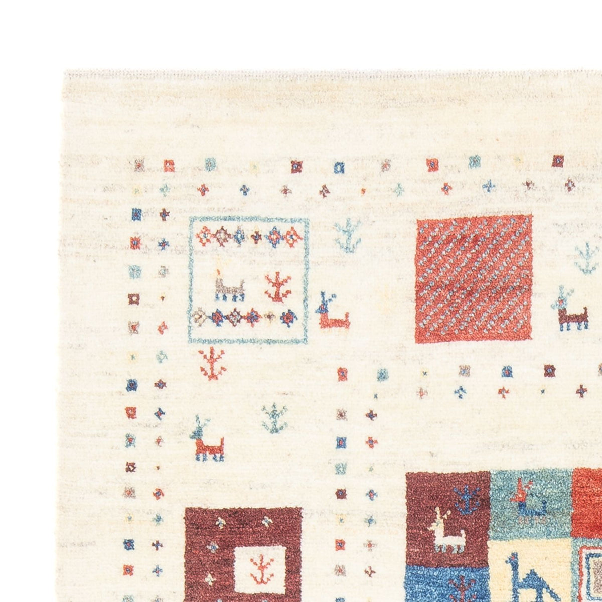 Gabbeh-tæppe - Persisk - 170 x 120 cm - flerfarvet