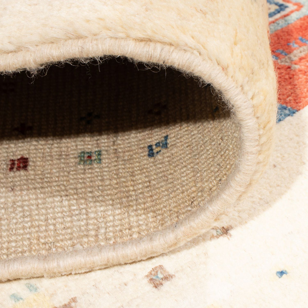 Gabbeh-tæppe - Persisk - 170 x 120 cm - flerfarvet