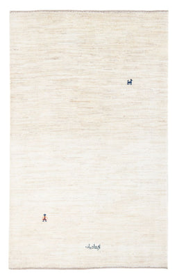 Gabbeh-tæppe - Persisk - 163 x 110 cm - lysegrå