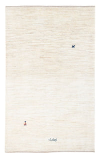 Gabbeh-tæppe - Persisk - 163 x 110 cm - lysegrå