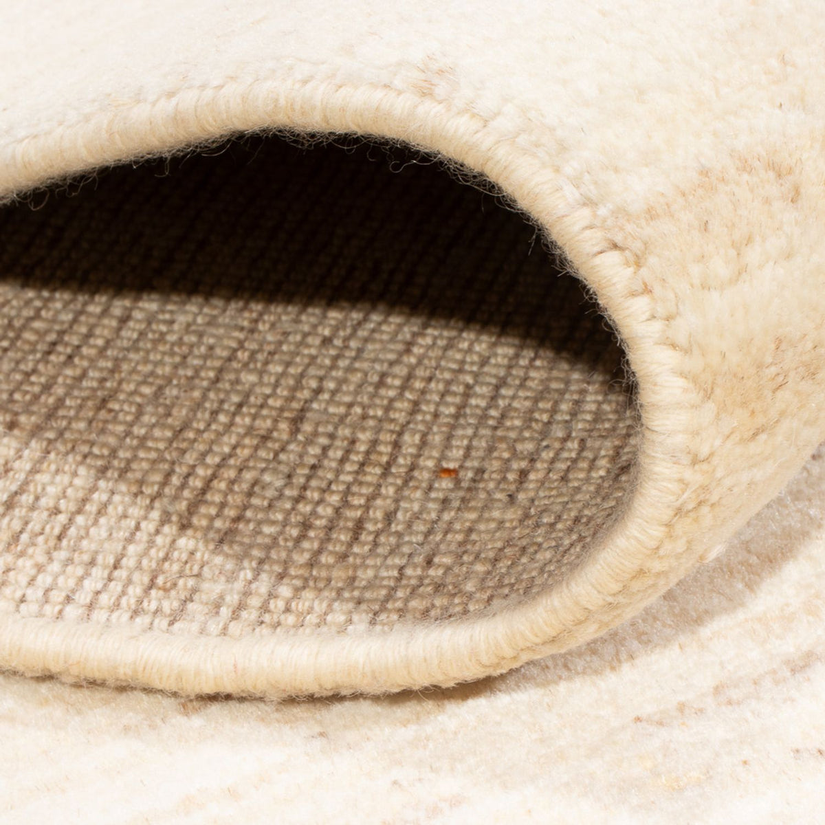 Gabbeh-tæppe - Persisk - 163 x 110 cm - lysegrå