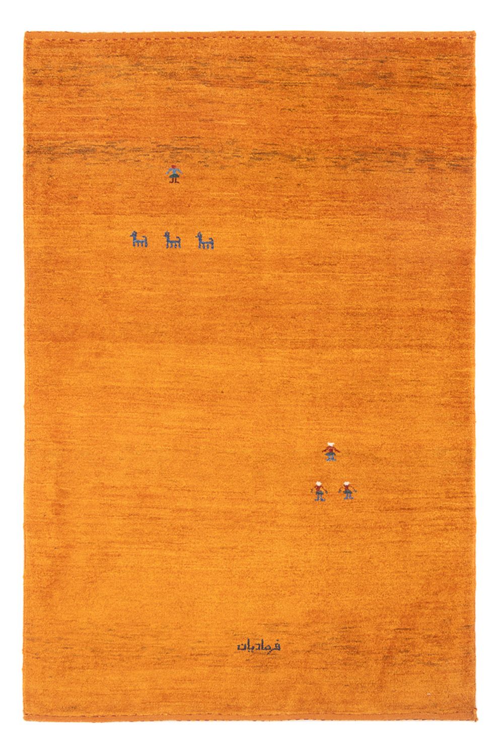 Gabbeh-tæppe - Persisk - 176 x 115 cm - orange