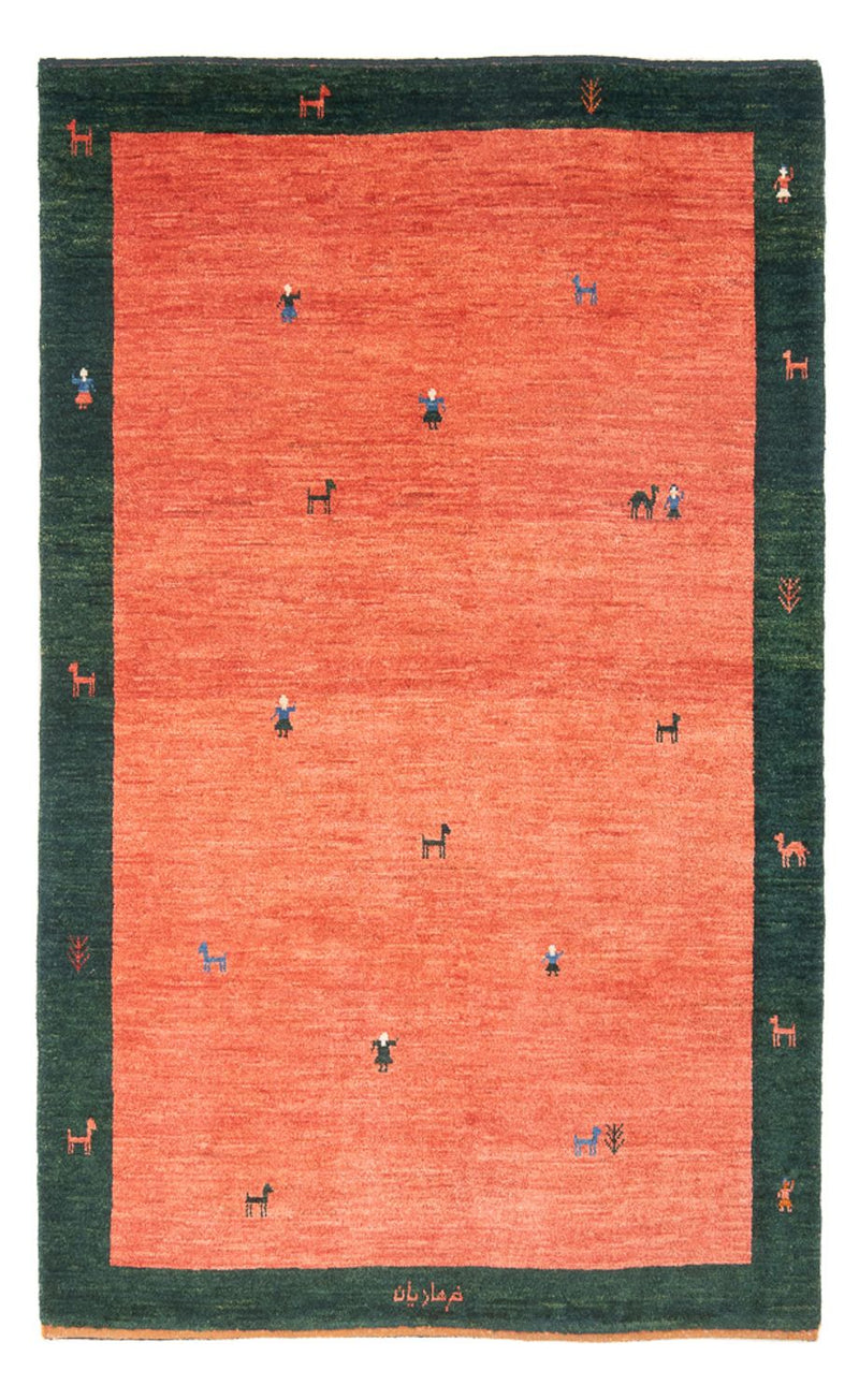 Gabbeh-tæppe - Persisk - 183 x 122 cm - flerfarvet