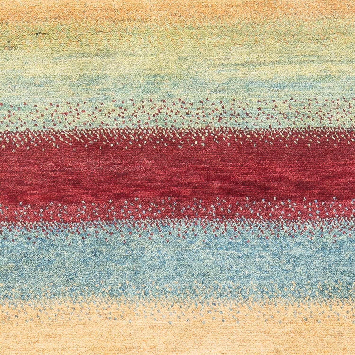 Gabbeh-tæppe - Persisk - 185 x 126 cm - flerfarvet