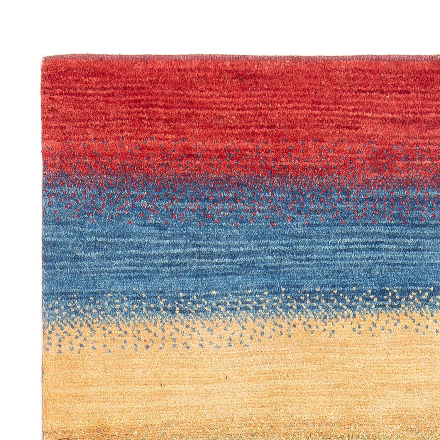 Gabbeh-tæppe - Persisk - 185 x 126 cm - flerfarvet