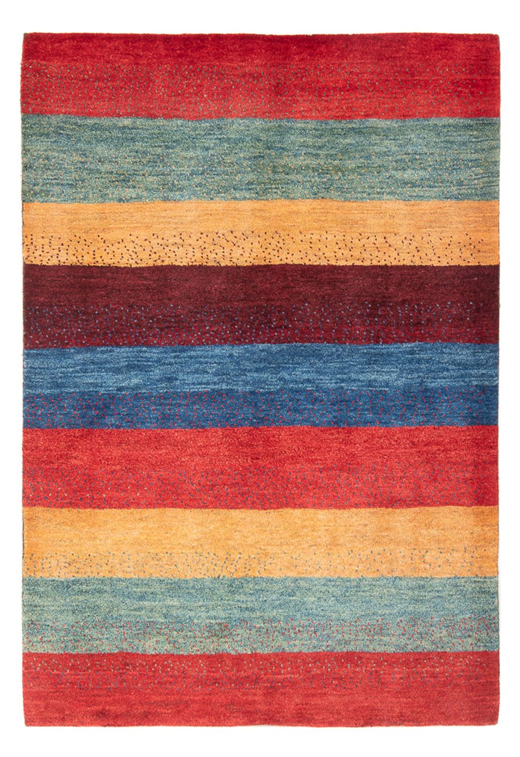 Gabbeh-tæppe - Persisk - 180 x 125 cm - flerfarvet