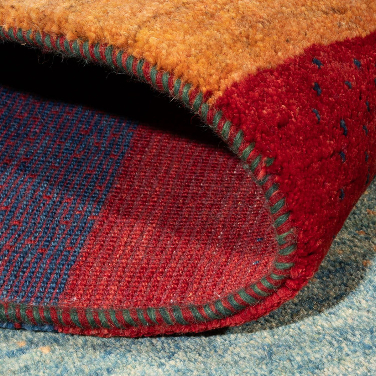 Gabbeh-tæppe - Persisk - 180 x 125 cm - flerfarvet