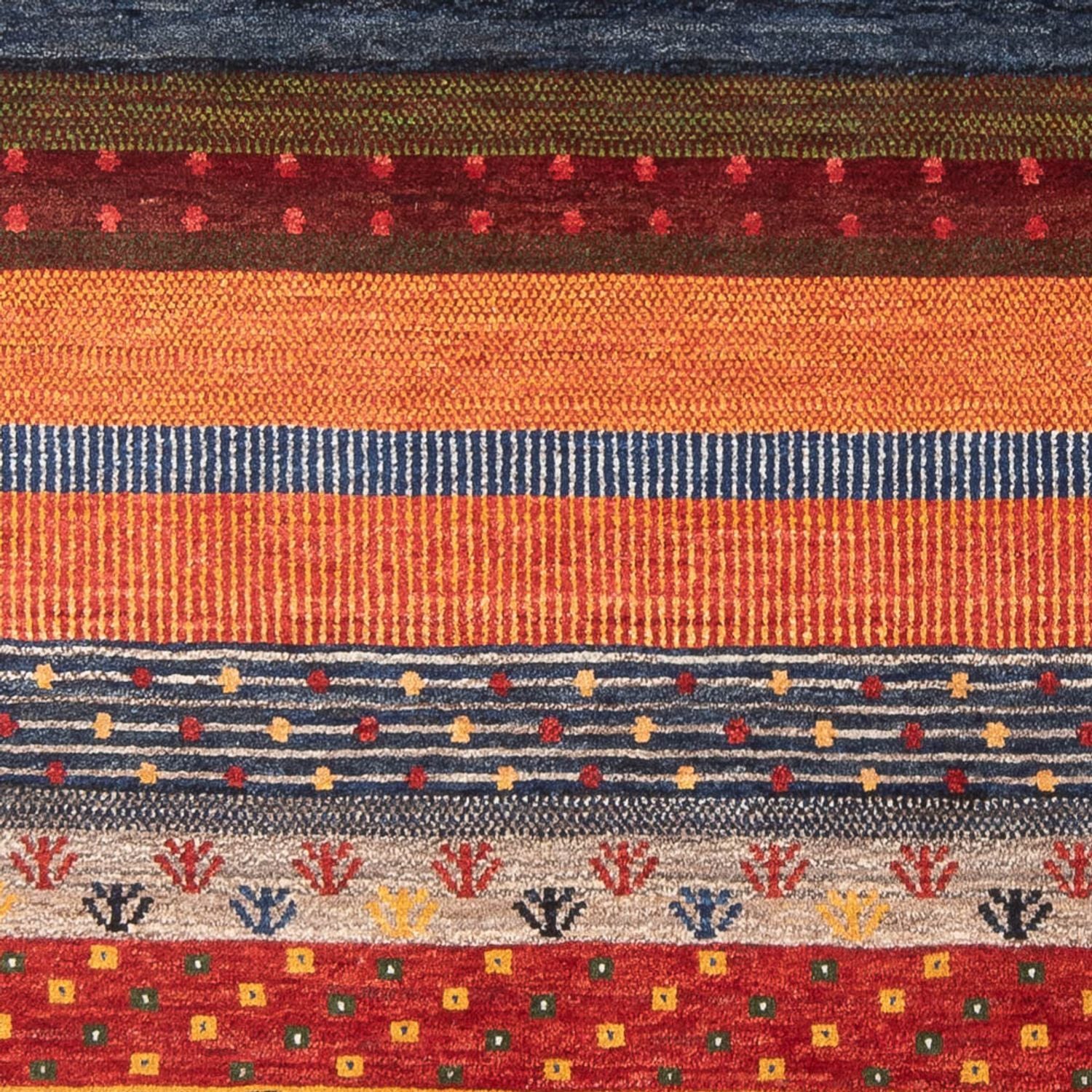 Gabbeh-tæppe - Persisk - 177 x 123 cm - flerfarvet