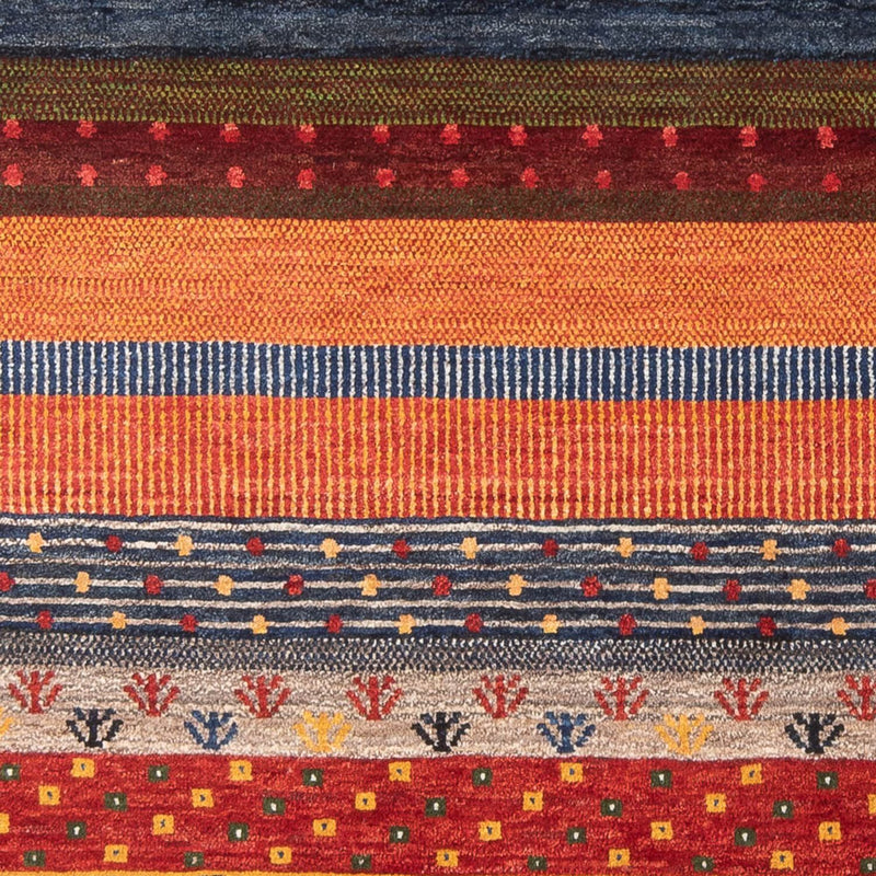 Gabbeh-tæppe - Persisk - 177 x 123 cm - flerfarvet