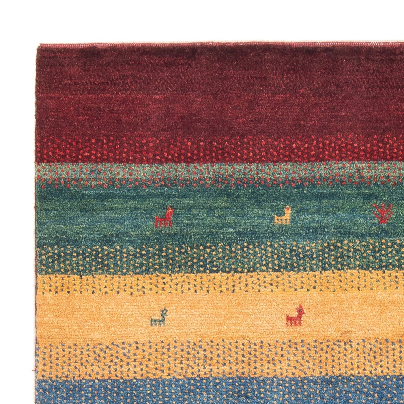 Persisk Gabbeh Tæppe 160x120cm - Perserteppich Wollteppich