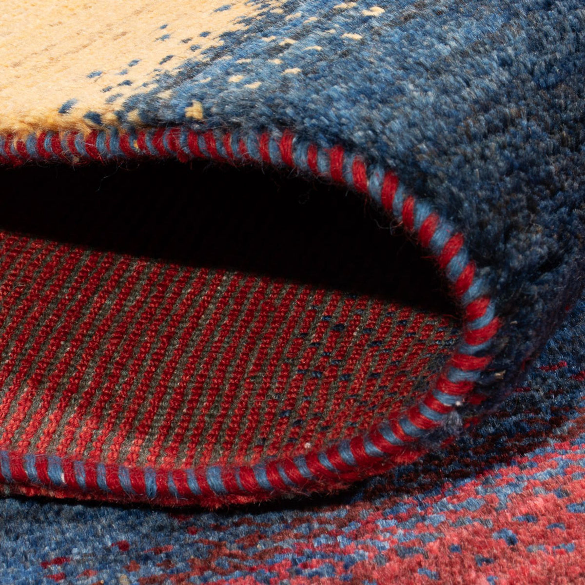 Gabbeh-tæppe - Persisk - 163 x 120 cm - flerfarvet