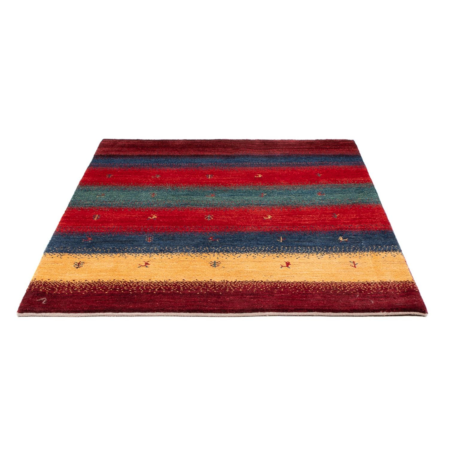 Gabbeh-tæppe - Persisk - 163 x 120 cm - flerfarvet