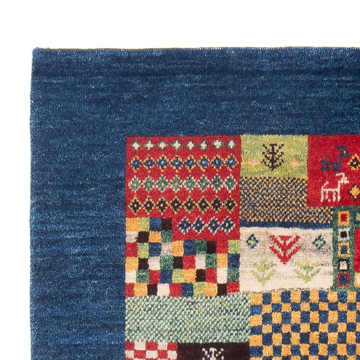 Gabbeh-tæppe - Persisk - 158 x 100 cm - flerfarvet