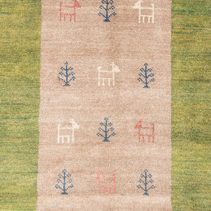 Gabbeh-tæppe - Persisk - 190 x 119 cm - flerfarvet