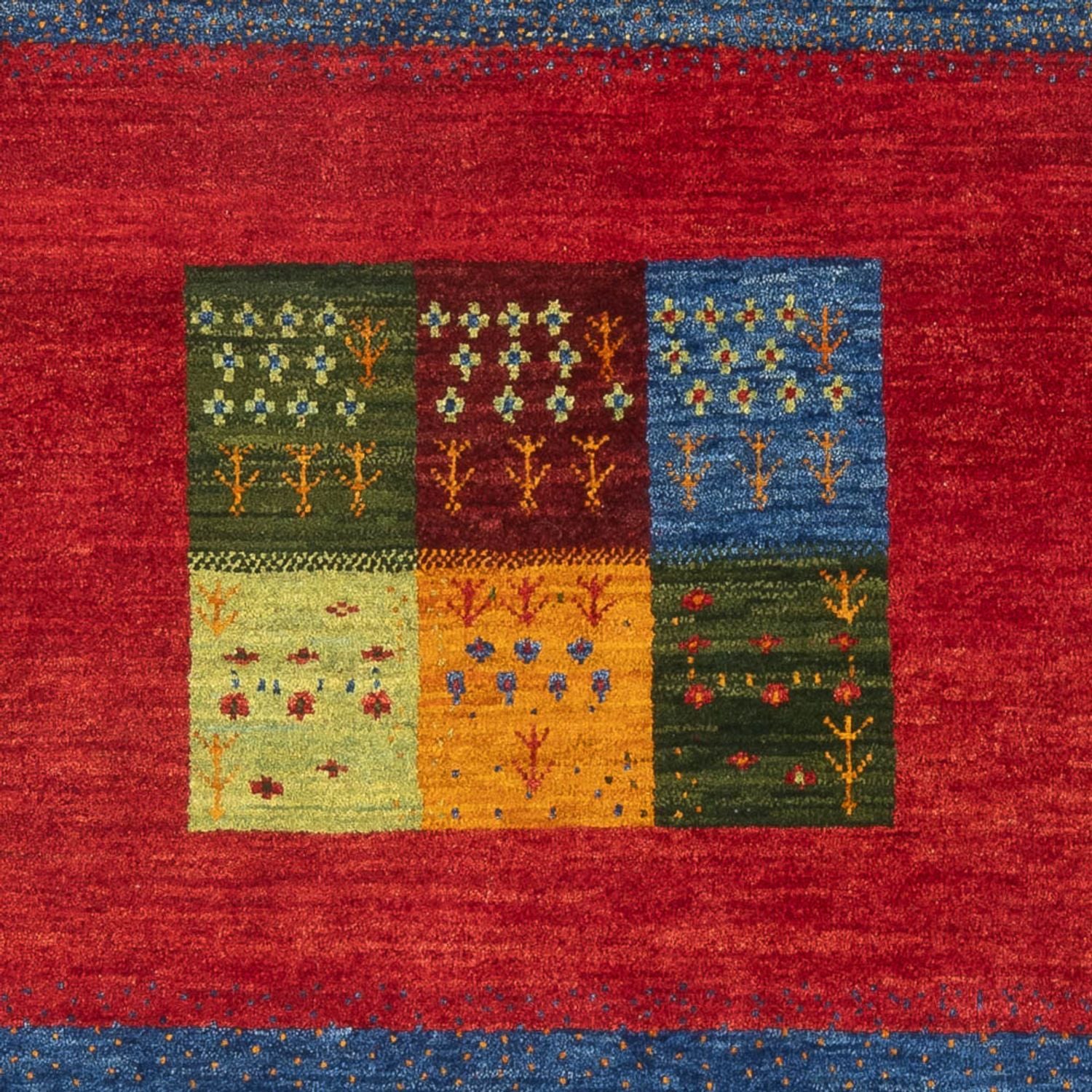 Gabbeh-tæppe - Persisk - 178 x 119 cm - flerfarvet