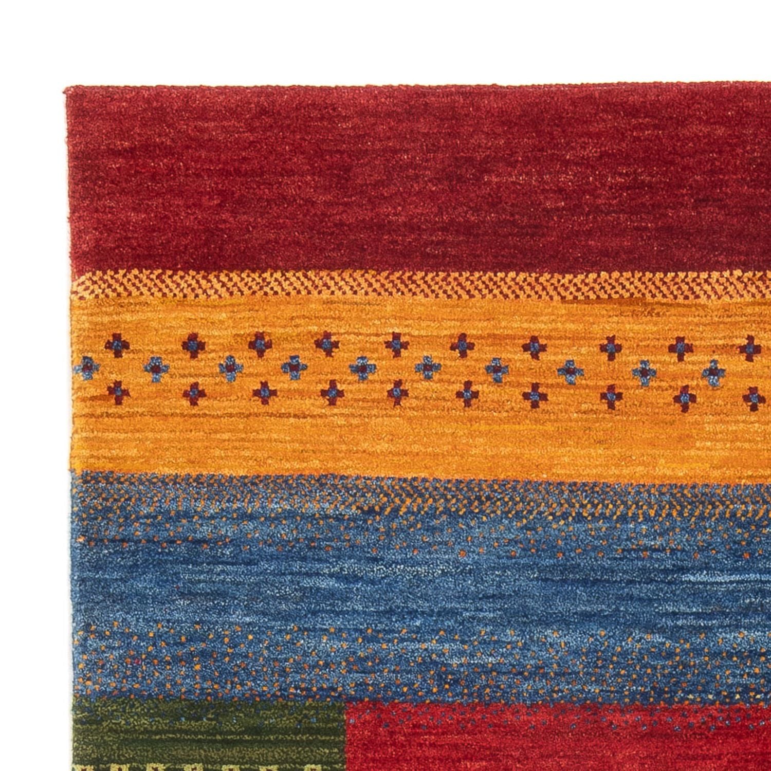 Gabbeh-tæppe - Persisk - 178 x 119 cm - flerfarvet