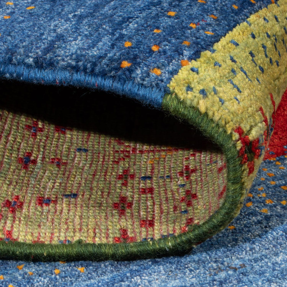 Gabbeh-tæppe - Persisk - 178 x 119 cm - flerfarvet