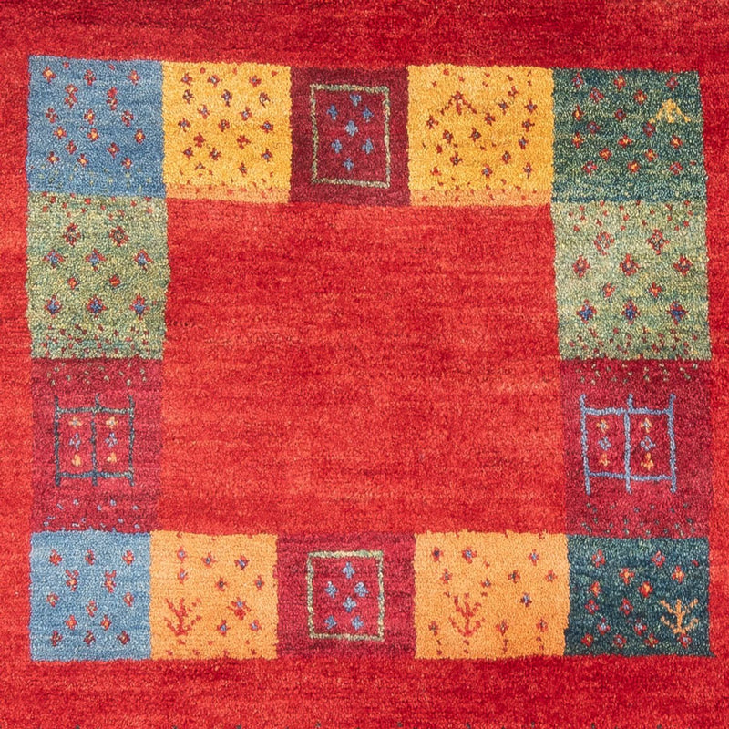 Gabbeh-tæppe - Persisk - 182 x 117 cm - flerfarvet