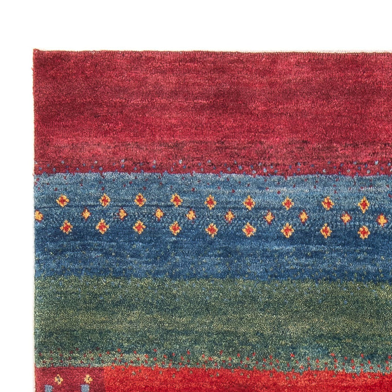 Gabbeh-tæppe - Persisk - 182 x 117 cm - flerfarvet