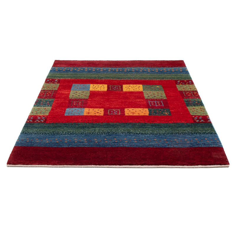 Gabbeh-tæppe - Persisk - 182 x 117 cm - flerfarvet