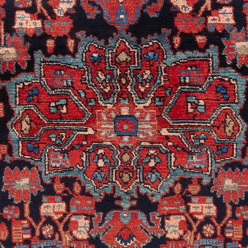 Persisk tæppe - Nomadisk - 214 x 147 cm - mørkeblå