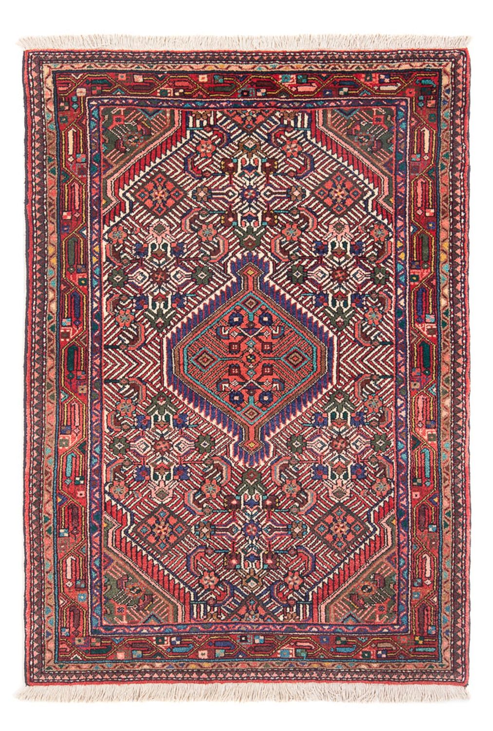 Persisk tæppe - Nomadisk - 163 x 105 cm - rød