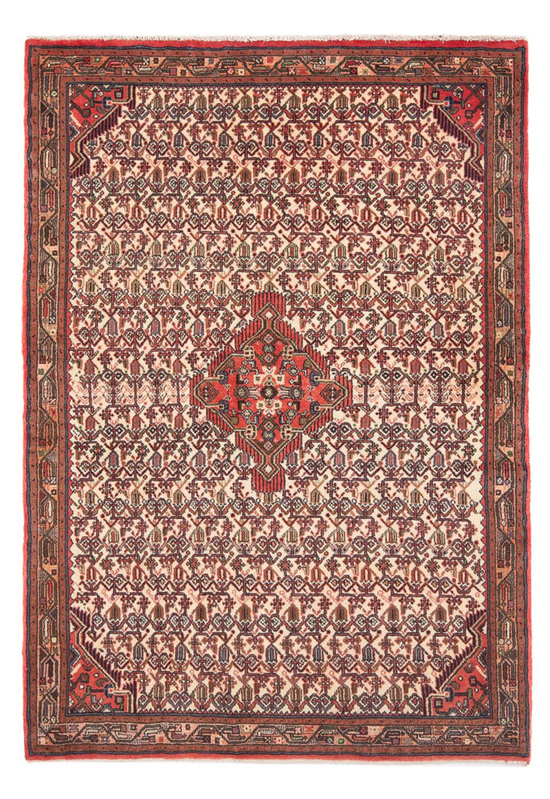 Persisk tæppe - Nomadisk - 200 x 136 cm - creme