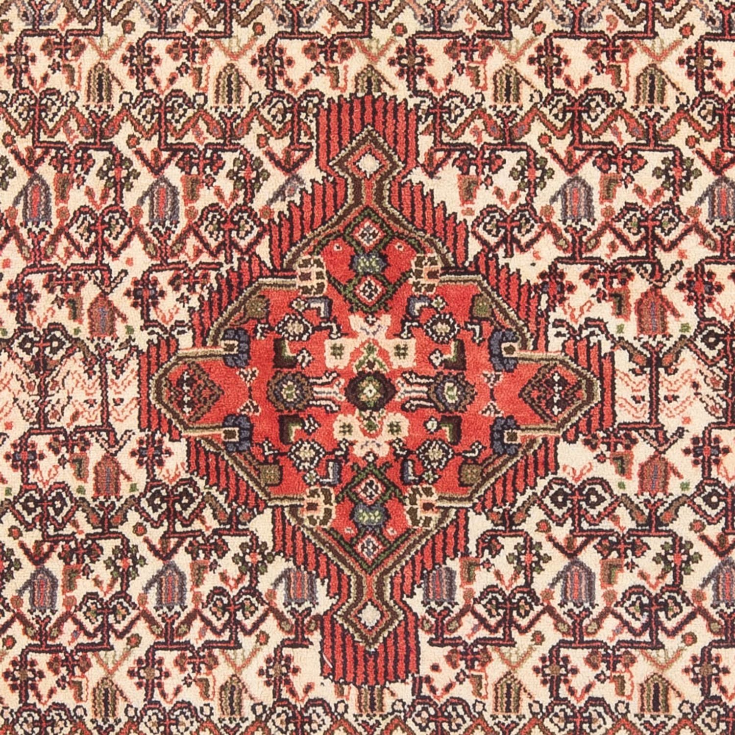 Persisk tæppe - Nomadisk - 200 x 136 cm - creme