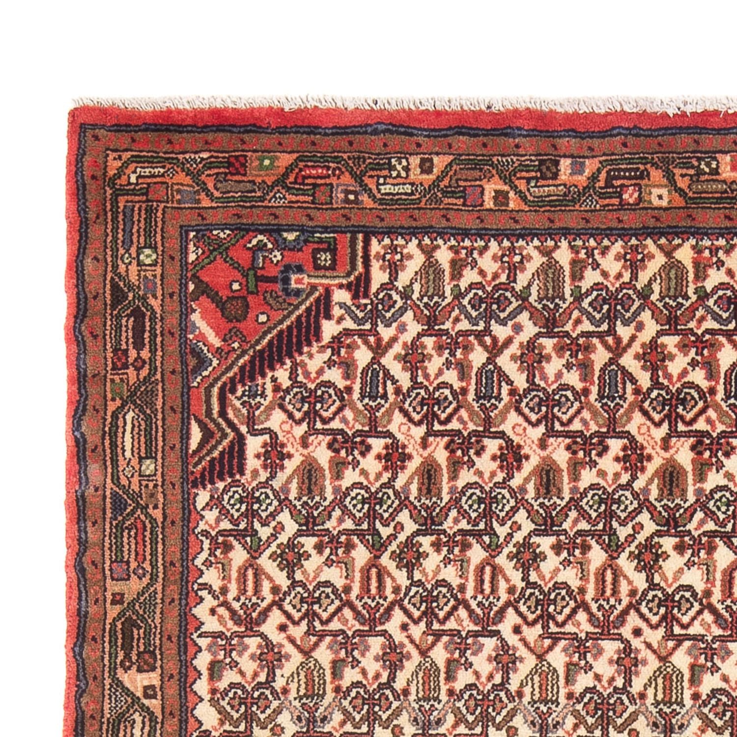 Persisk tæppe - Nomadisk - 200 x 136 cm - creme