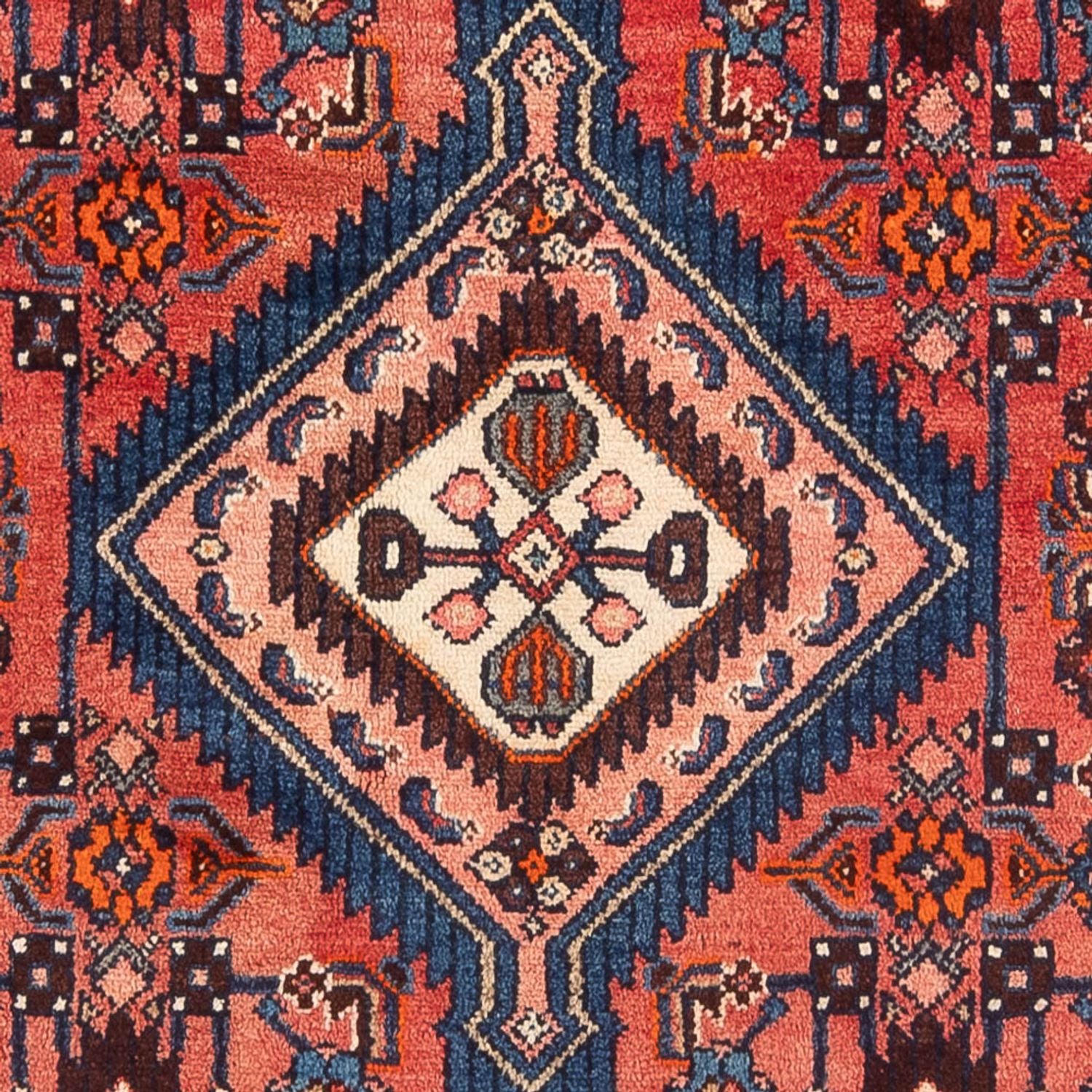 Persisk tæppe - Nomadisk - 205 x 130 cm - rød
