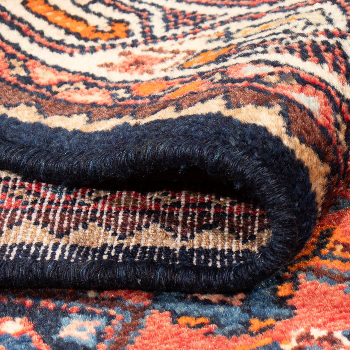 Persisk tæppe - Nomadisk - 205 x 130 cm - rød