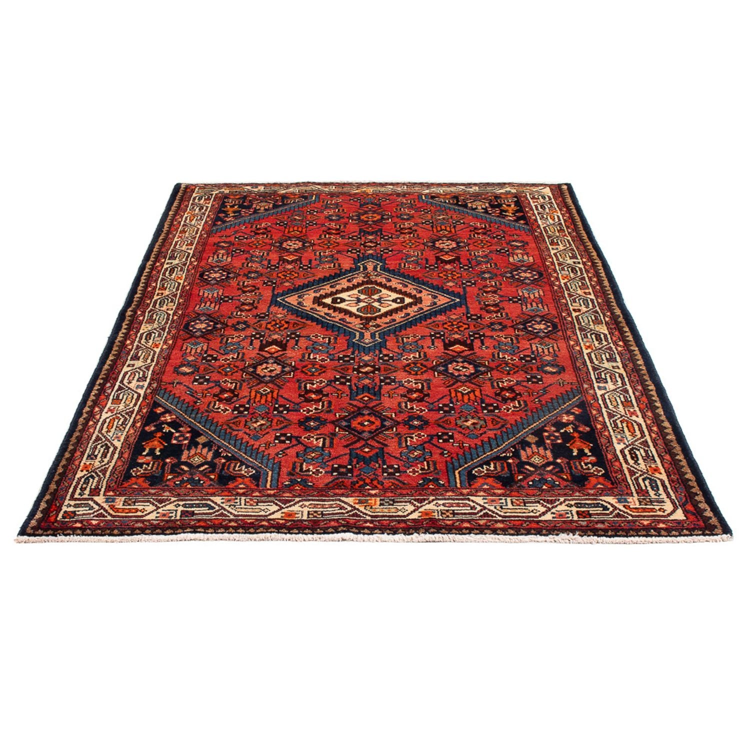 Persisk tæppe - Nomadisk - 205 x 130 cm - rød