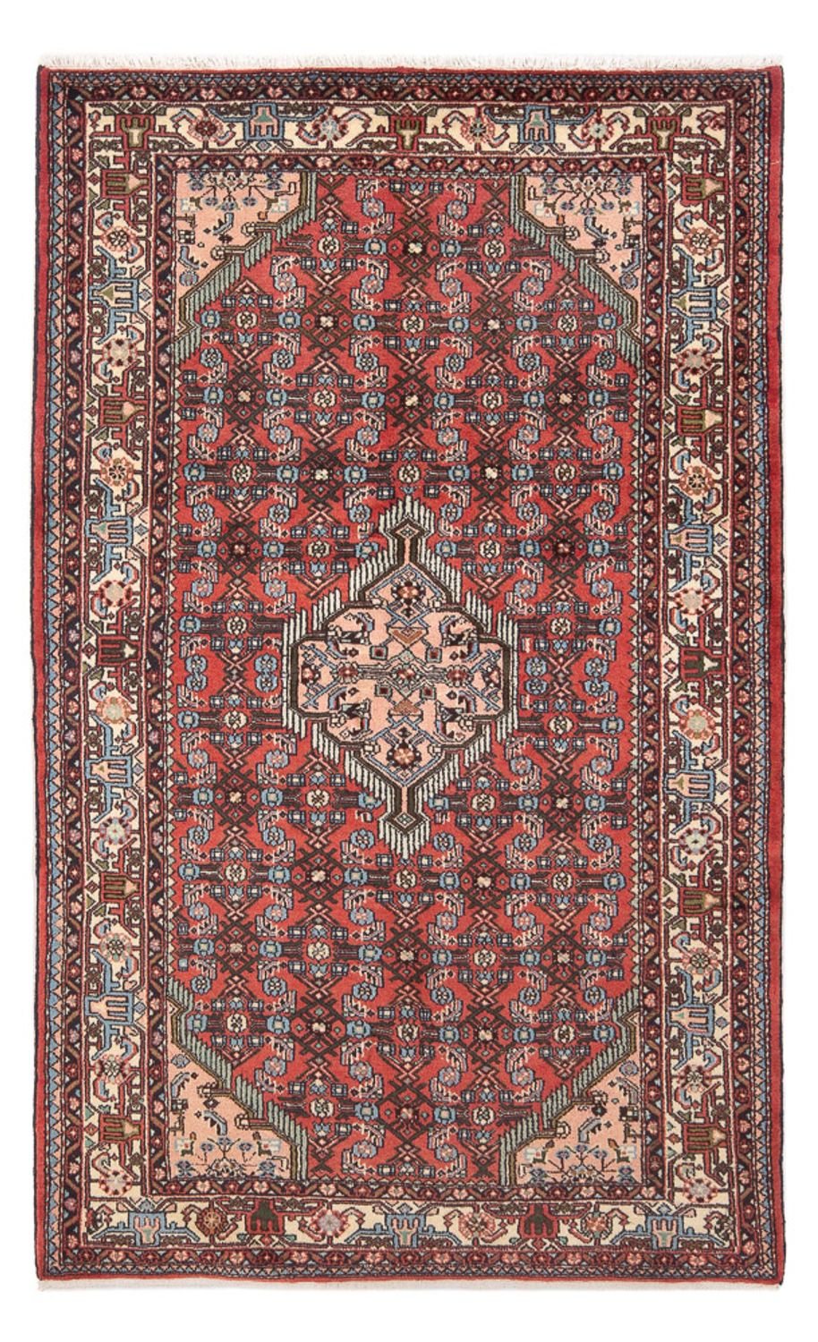 Persisk tæppe - Nomadisk - 207 x 132 cm - rød
