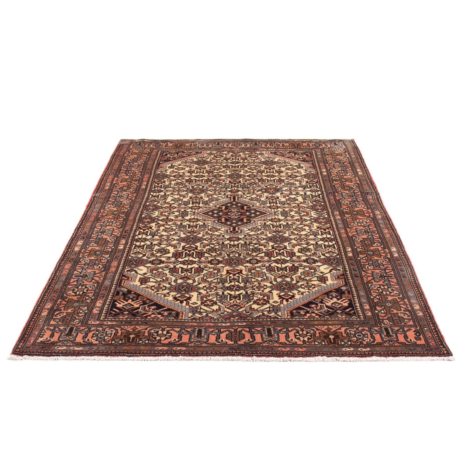 Persisk tæppe - Nomadisk - 203 x 123 cm - creme