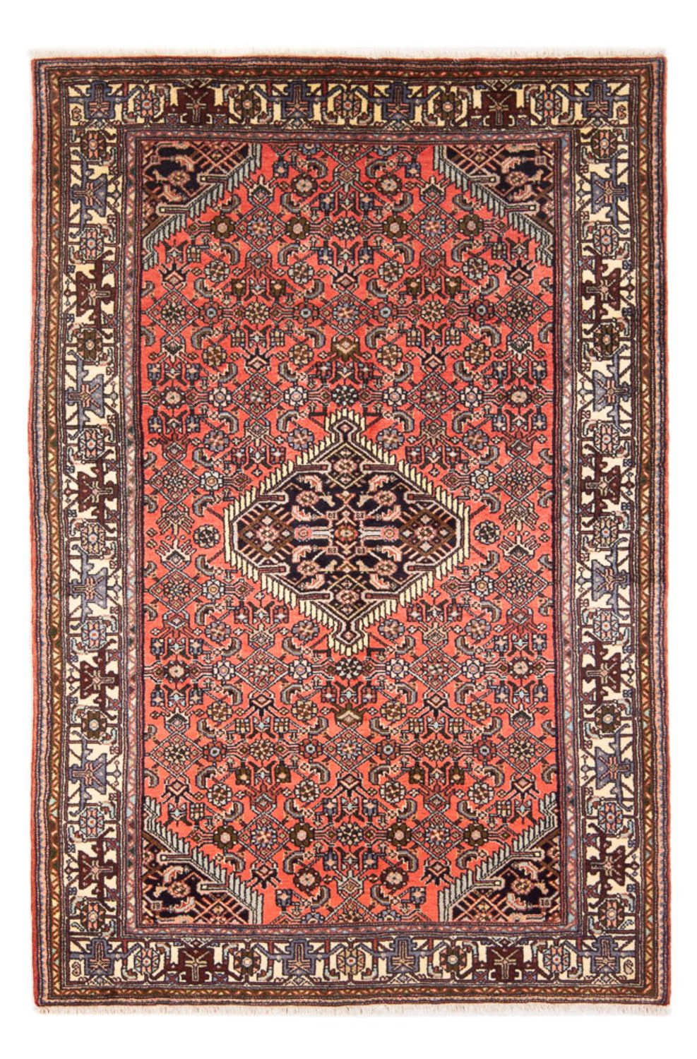 Persisk tæppe - Nomadisk - 200 x 125 cm - rød