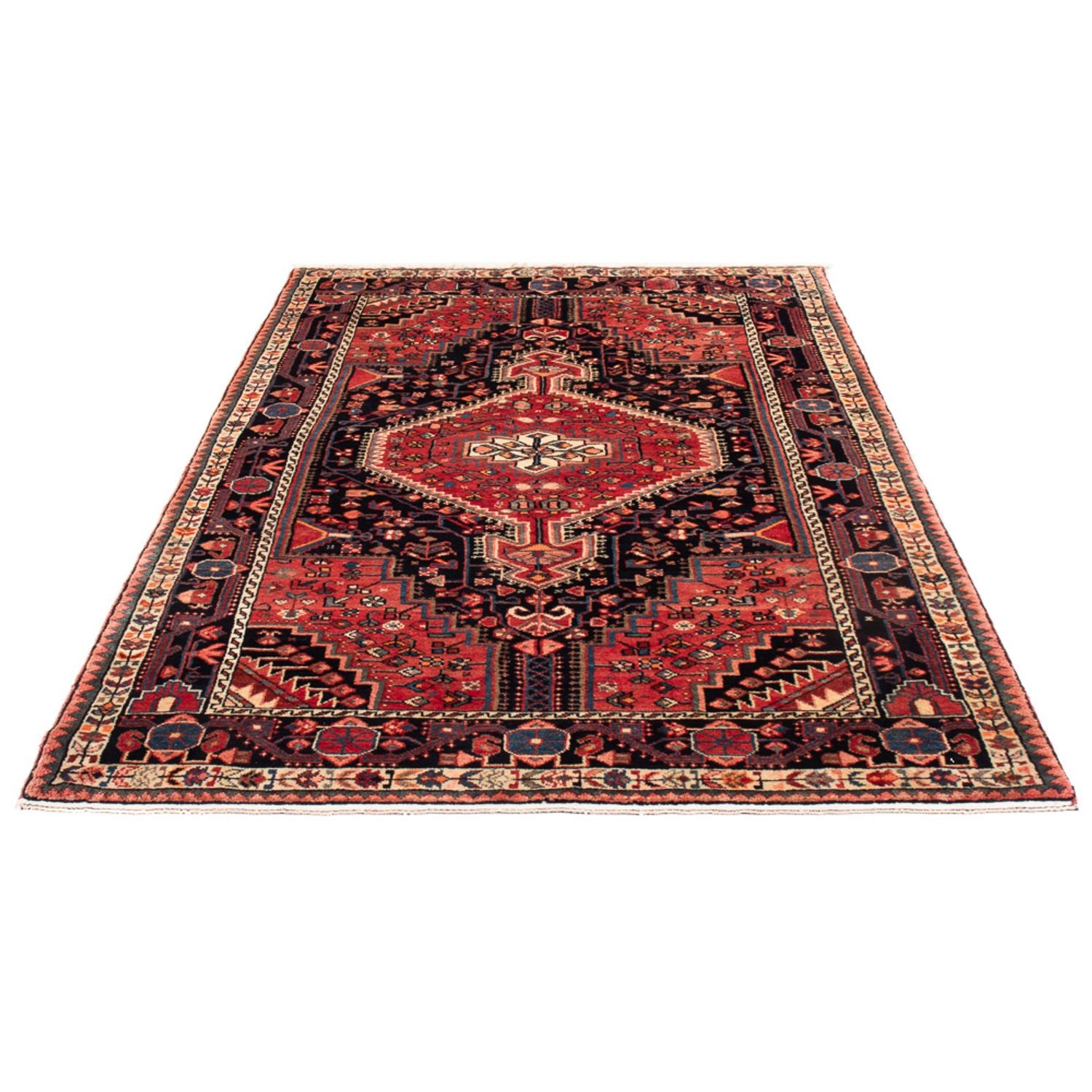 Løber Persisk tæppe - Nomadisk - 224 x 129 cm - mørkeblå