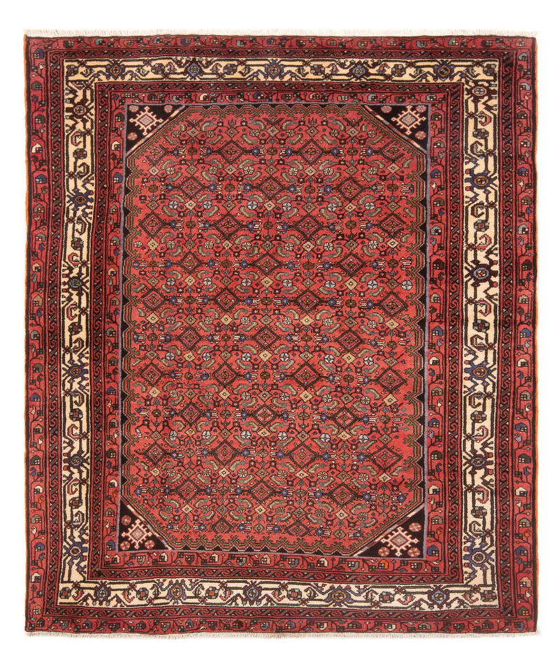 Persisk tæppe - Nomadisk - 202 x 160 cm - rød