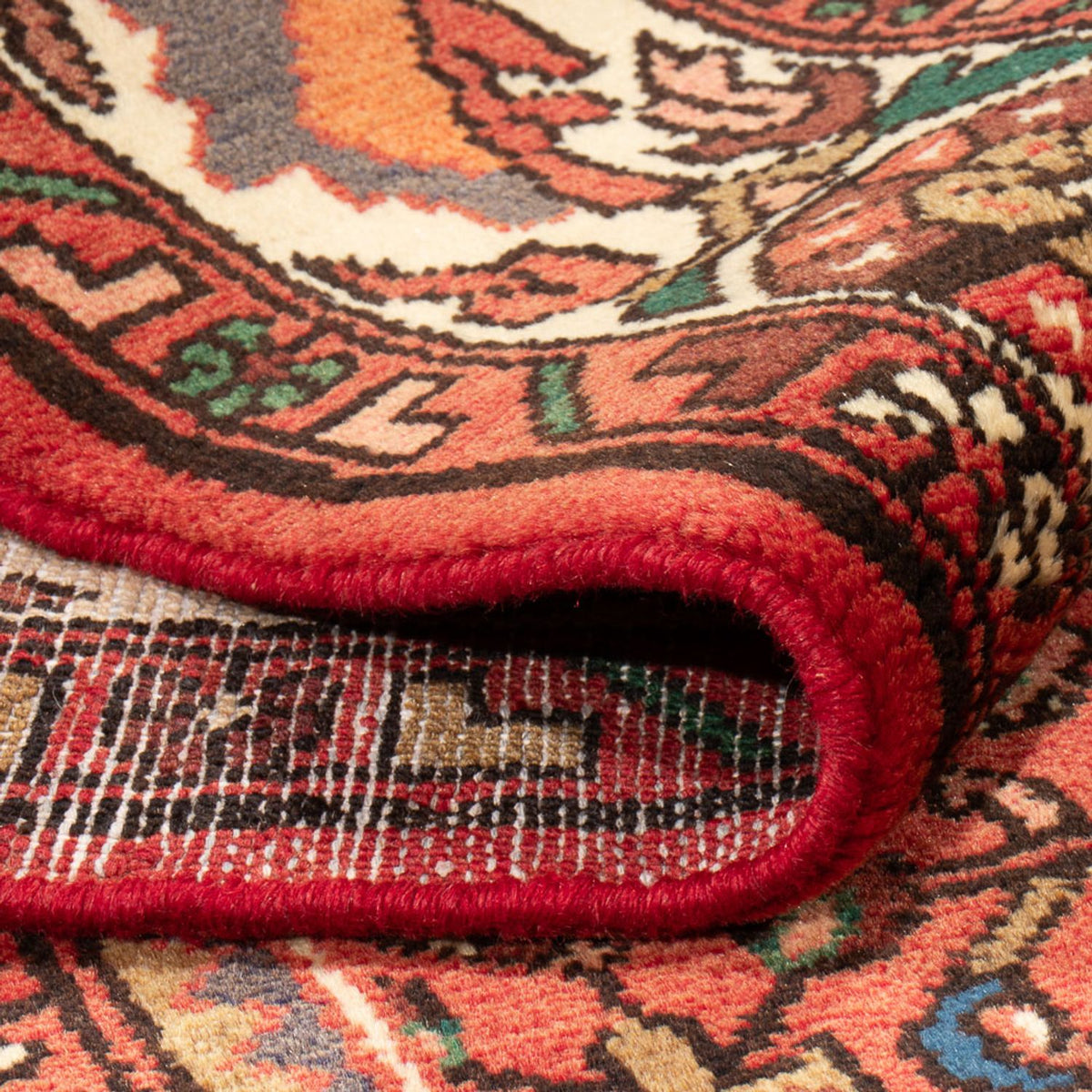 Persisk tæppe - Nomadisk - 210 x 140 cm - rød